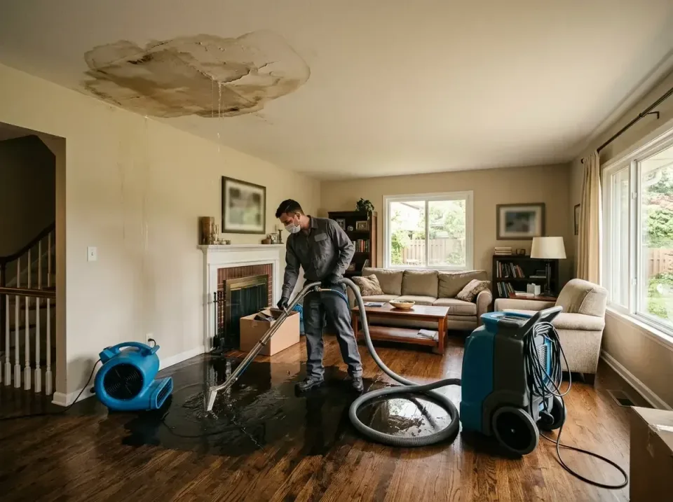 attic-pipe-burst-ceiling-drip-008 — frequently asked questions, Water Damage Restoration & Carpet Care in Brighton, AL